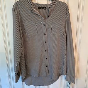 Striped button down dress shirt from Kohls